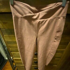 FREE PEOPLE BALLET TIE LEGGINGS. PINK MAUVE. Size SMALL